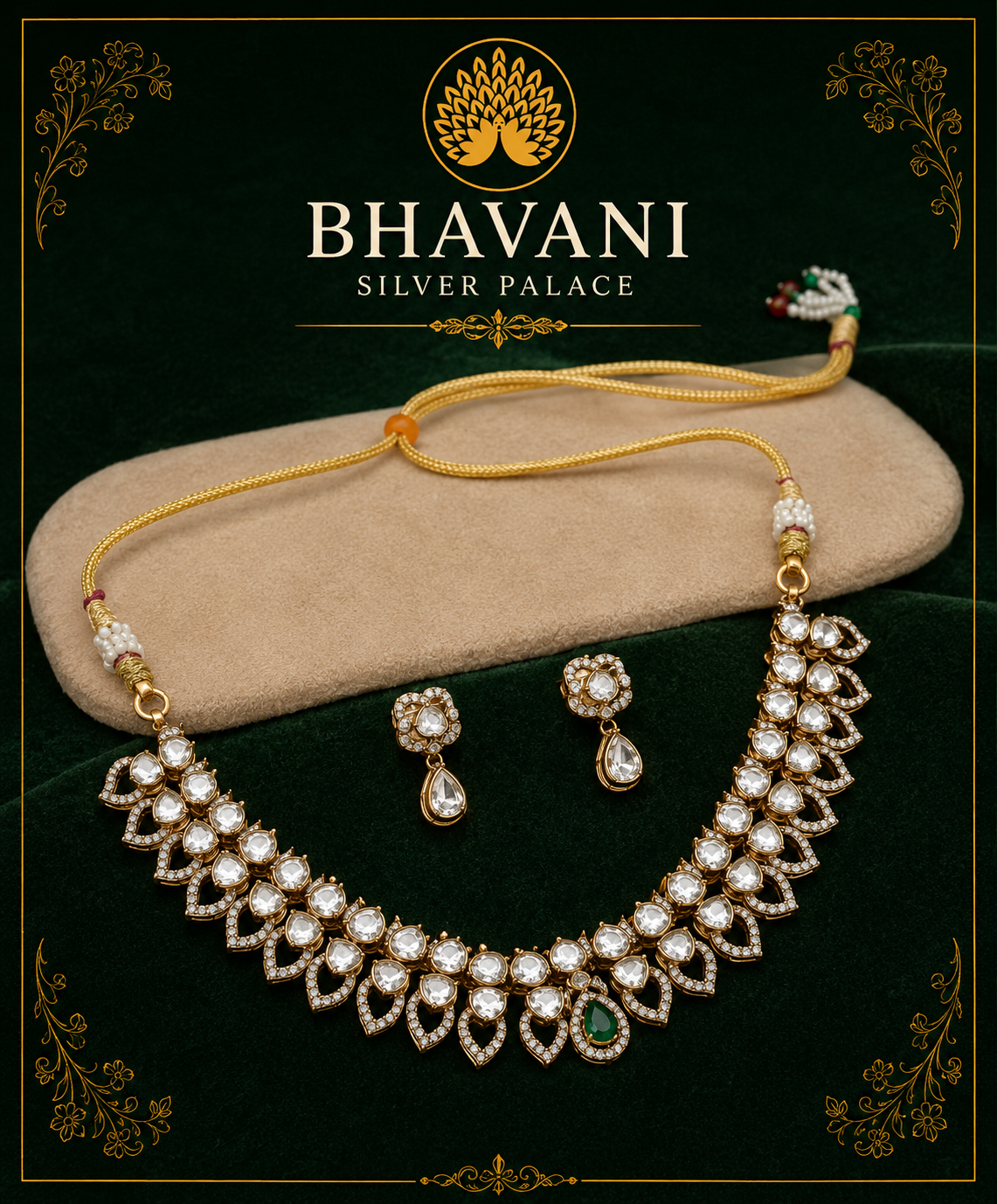 Farha™ Kundan Collar Set