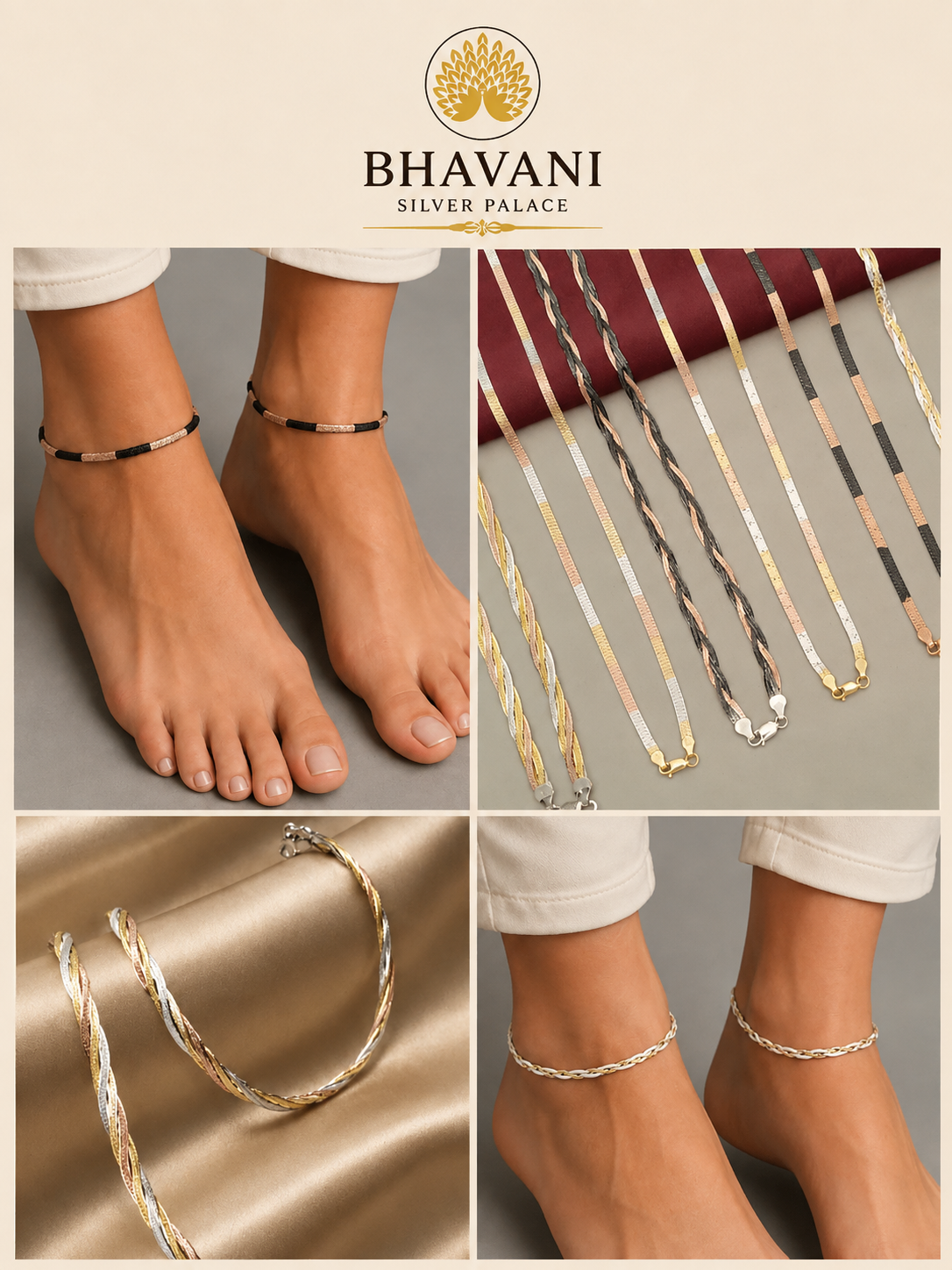 Saloni™ Italian Silver Anklet