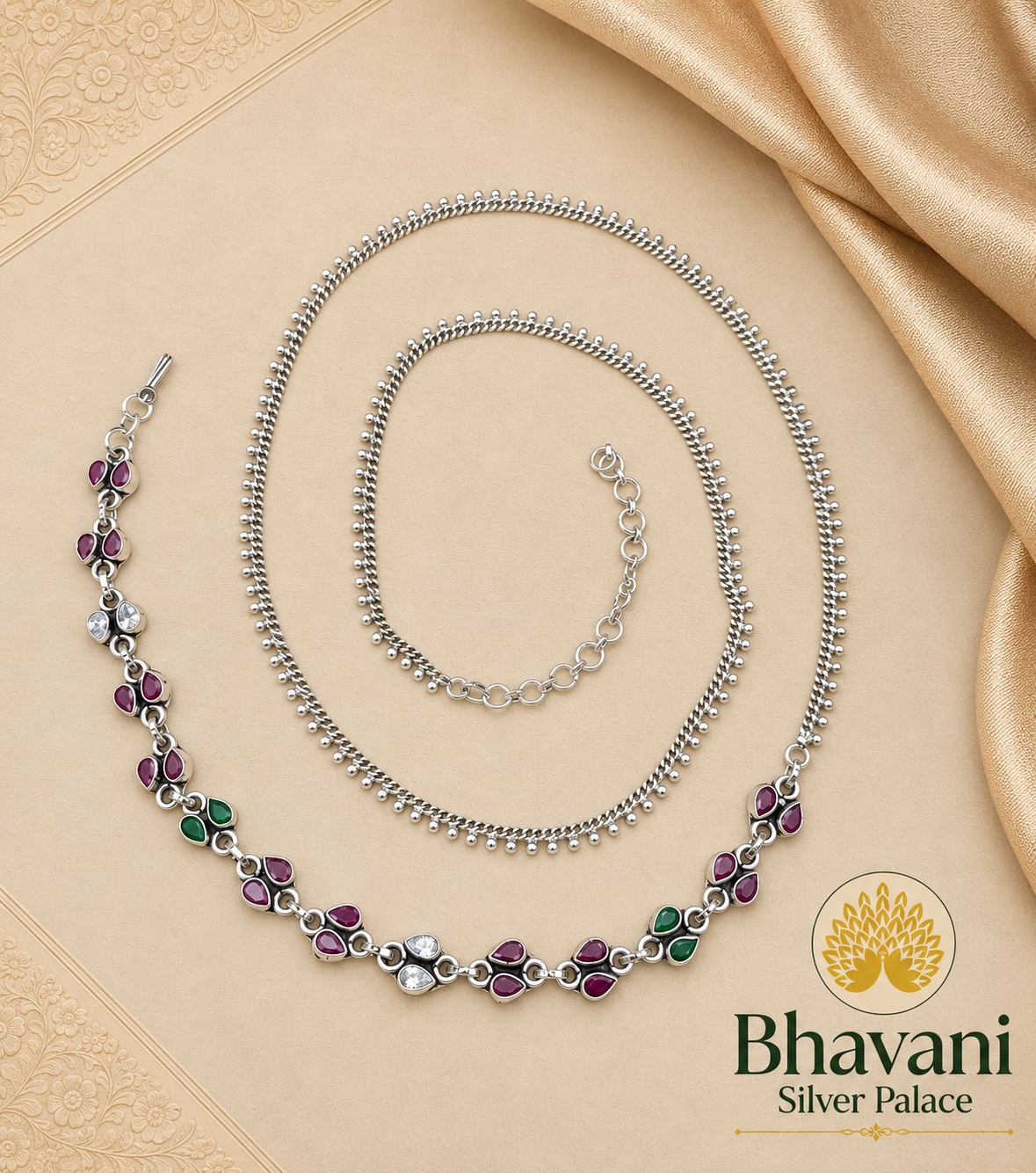 Bhavya™ Amethyst Waist Chain