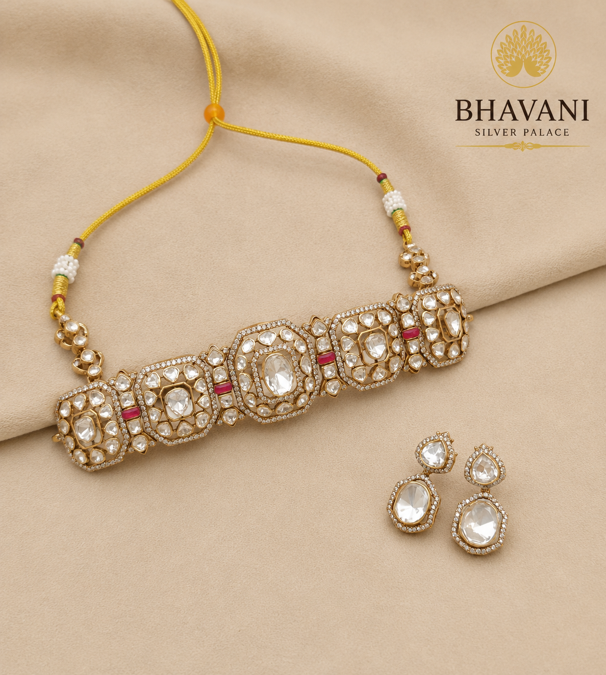 Tara™ Gold Kundan Choker