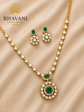 Aditi™ Emerald Pearl Necklace