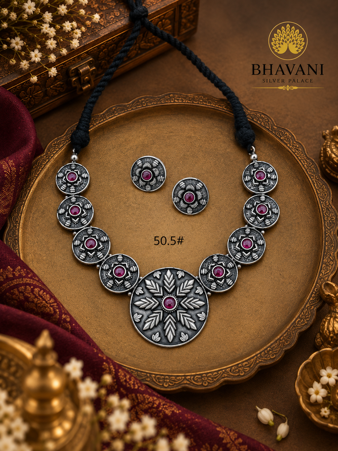 Pallavi™ Crystal Floral Set