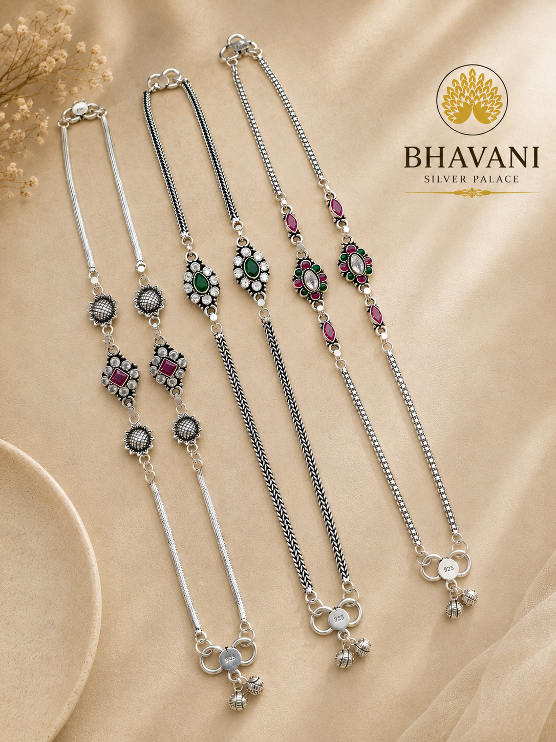 Uma™ Mixed Gem Anklet