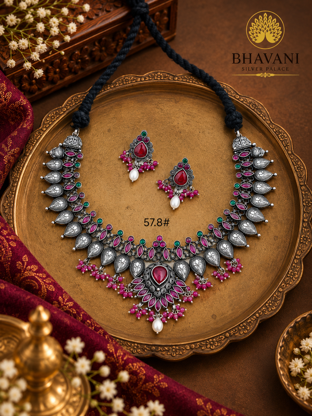 Tanya™ Ruby Pendant Set