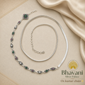 Aisha™ Sleek Oxidized Waist Chain